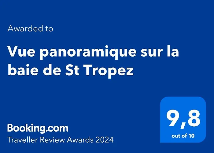 Vue Panoramique Sur La Baie De St Tropez